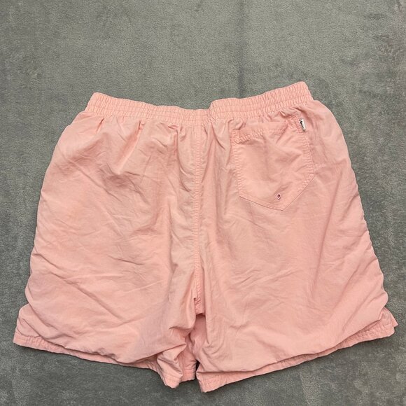 Nike Solid Icon Volley Swim Shorts Coral Pink Mens Size XL 5" Inseam Pockets - Picture 10 of 11